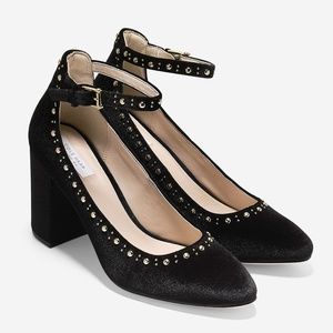 Cole Haan Larue Grand Velvet Studded Pump